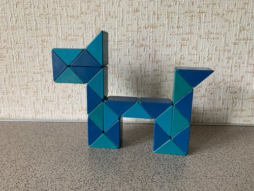 Vintage toy rubik - vintage, snake