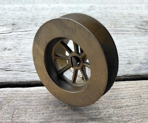 Vintage solid brass plug - 2",