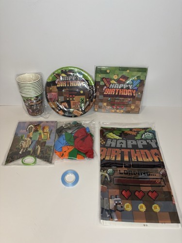Minecraft party dining set - dining,