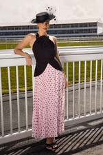 Coast Blush Drop Waist Dress