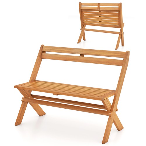 Folding garden bench - for, patio