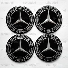4 x 56mm Stickers Mercedes