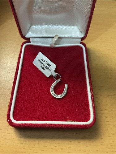 925 silver lucky horseshoe - silver,