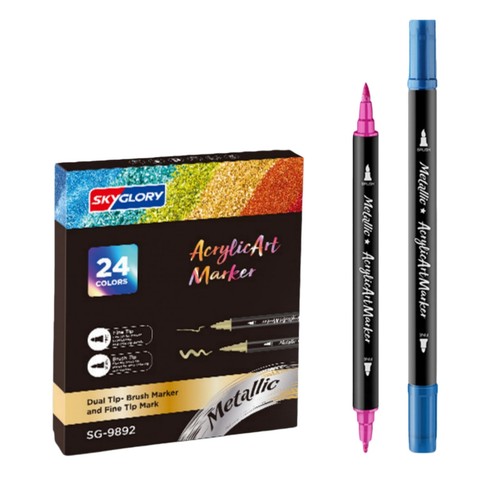 Colours metallic dual tip - 24,