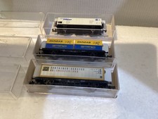 FLEISCHMANN PICCOLO CONTAINER WAGONS x3 in V/G Condition