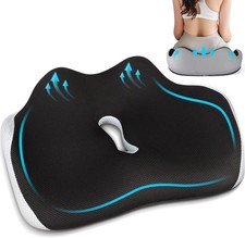 Memory Foam Cushion for Sciatica Relief & Fistula Recovery Support