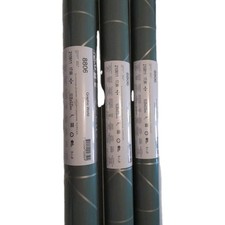 3 Rolls Of Green Silver