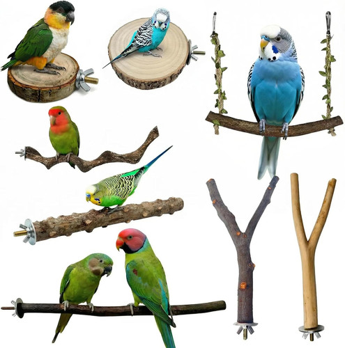 8pcs natural bird - 8pcs,