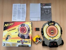 NERF N-STRIKE Tech Target Electronic Target Board with Sounds & Nerf Pistol Gun