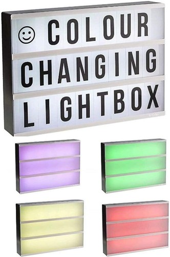 Colour changing light 90 - colour, a4