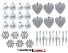 34pc Christmas Tree Baubles