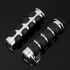 Chrome 1" Handlebar Hand Grips