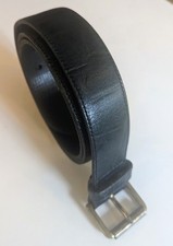 MULBERRY Vintage dark green  leather belt with brass hardware (34) VGC.