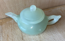 Vintage Miniature Jade Teapot, 6g, 8cm, collectable