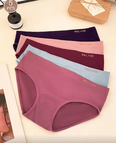 5pcs seamless panties mid - seamless,