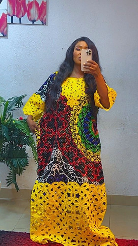 Women african kaftan maxi - african,