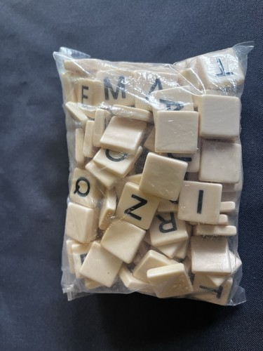 Mixed bag scrabble tiles - of,