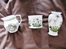 3 x small Portmeirion Botanic