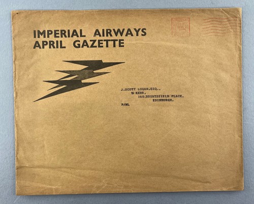 Imperial airways 1936 - airways, cover