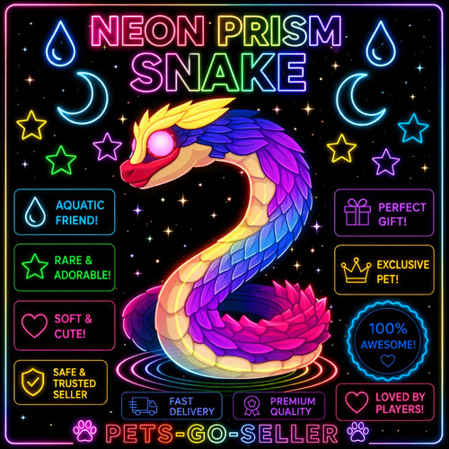 Neon prism snake adopt - (cheap),