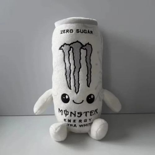 White monster energy can - white,