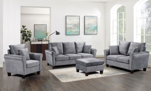 Brushed velvet sofa seater - 3,