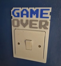 GAME OVER Light Switch