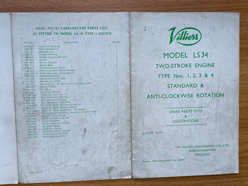 Villiers ls34 type - 2, 4