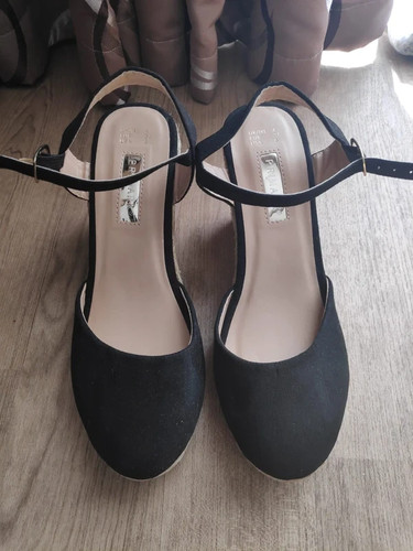 Primark black faux suede