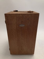 Vintage Prior England Microscope with Wooden Storage Case 