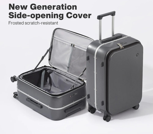 Aluminum frame suitcase - frame, front