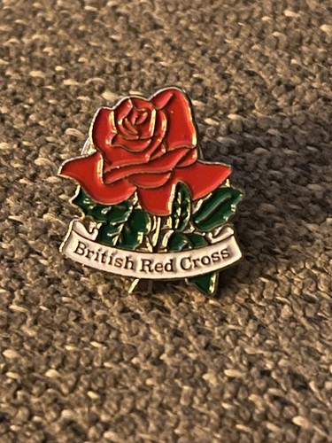 British red cross - rose, pin