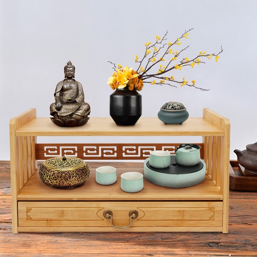 Meditation storage table with - meditation,