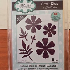 Creative Expressions Finishing Touches - French Marigold Metal Crafting Dies