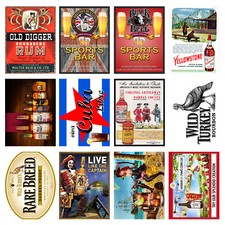 Alcohol Retro Metal