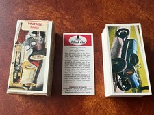 Carreras Craven Black Cat Cigarette Cards Full Set - Vintage Cars 1976 - Boxed