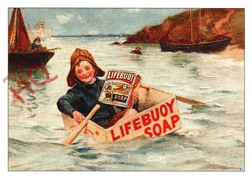 Picture postcard lifebuoy - picture, postcard::lifebuoy