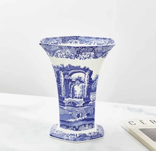 Spode blue italian - spode, hexagonal
