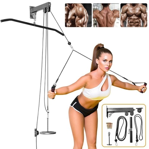 Lat pull down wall pulley - wall,