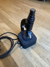 Britex Student 858 Microscope LCC Vintage 1960s Fully Working Made In England