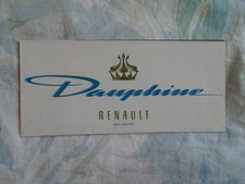 Renault Dauphine brochure