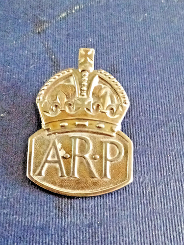Arp sterling silver lapel - silver,