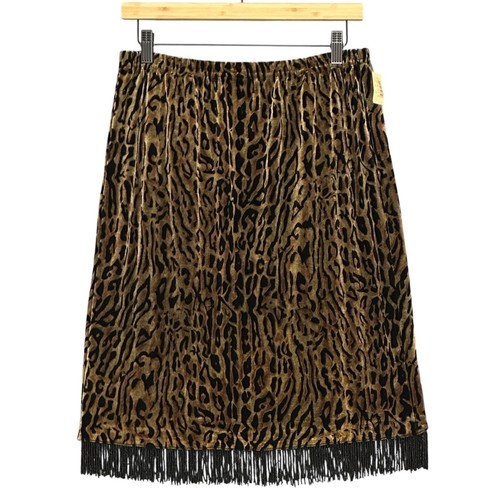 Vtg women skirt - skirt, leopard