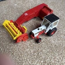 Rare 1:32 Corgi GS-1112 JF MS 105 COMBINE HARVESTER & DAVID BROWN 1412 TRACTOR