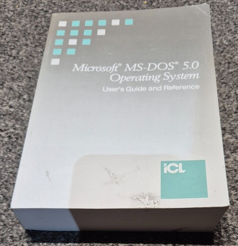 1991 icl microsoft - ms-dos, 5.0