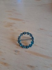 Real Silver - Beautiful Vintage Marcasite  Brooch Pin