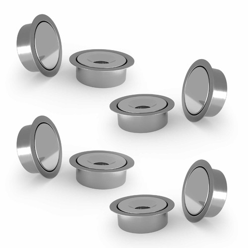 Concealed magnetic door catch - door,