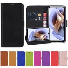 For Motorola Moto G14 13 G31 G41 PU Leather Wallet Flip Stand Phone Case Cover
