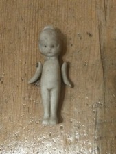 Antique Japanese Small Old Bisque Porcelain Doll With Moving Arms