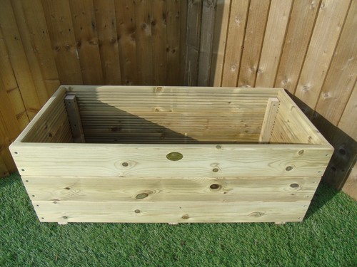 Large wooden garden smooth - large,